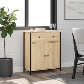Sonoma Oak Engineered Wood Sideboard 70x30x80 cm by , Sideboards - Ref: Foro24-835525, Price: 85,61 €, Discount: %
