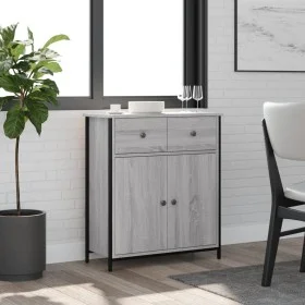 Sonoma gray engineered wood sideboard 70x30x80 cm by , Sideboards - Ref: Foro24-835527, Price: 84,94 €, Discount: %