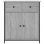 Sonoma gray engineered wood sideboard 70x30x80 cm by , Sideboards - Ref: Foro24-835527, Price: 84,94 €, Discount: %