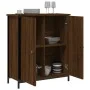 Aparador de madera de ingeniería marrón roble 70x30x80 cm de , Aparadores - Ref: Foro24-835538, Precio: 58,19 €, Descuento: %