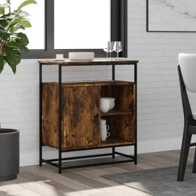 Smoked oak engineered wood sideboard 69x35x80 cm by , Sideboards - Ref: Foro24-835546, Price: 63,08 €, Discount: %