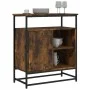 Smoked oak engineered wood sideboard 69x35x80 cm by , Sideboards - Ref: Foro24-835546, Price: 63,08 €, Discount: %