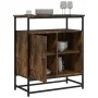 Smoked oak engineered wood sideboard 69x35x80 cm by , Sideboards - Ref: Foro24-835546, Price: 63,08 €, Discount: %