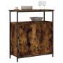 Sideboard aus geräuchertem Eichenholzwerkstoff, 70 x 30 x 80 cm von , Sideboards - Ref: Foro24-835531, Preis: 65,42 €, Rabatt: %