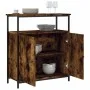 Smoked oak engineered wood sideboard 70x30x80 cm by , Sideboards - Ref: Foro24-835531, Price: 64,64 €, Discount: %