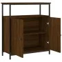 Oak brown engineered wood sideboard 70x30x80 cm by , Sideboards - Ref: Foro24-835533, Price: 62,22 €, Discount: %