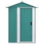 Grüner Gartenschuppen aus verzinktem Stahl, 126 x 97,5 x 177 cm von , Schuppen - Ref: Foro24-316233, Preis: 141,47 €, Rabatt: %
