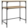 Sonoma oak engineered wood console table 75x35.5x75 cm by , Side tables - Ref: Foro24-834051, Price: 46,31 €, Discount: %
