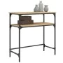 Sonoma oak engineered wood console table 75x35.5x75 cm by , Side tables - Ref: Foro24-834051, Price: 46,31 €, Discount: %