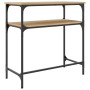 Sonoma oak engineered wood console table 75x35.5x75 cm by , Side tables - Ref: Foro24-834051, Price: 48,21 €, Discount: %