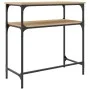 Sonoma oak engineered wood console table 75x35.5x75 cm by , Side tables - Ref: Foro24-834051, Price: 46,31 €, Discount: %