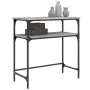 Sonoma gray engineered wood console table 75x35.5x75 cm by , Side tables - Ref: Foro24-834053, Price: 42,89 €, Discount: %