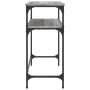 Sonoma grauer Konsolentisch aus Holzwerkstoff, 75 x 35,5 x 75 cm von , Seitentische - Ref: Foro24-834053, Preis: 43,57 €, Rab...