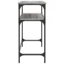 Sonoma gray engineered wood console table 75x35.5x75 cm by , Side tables - Ref: Foro24-834053, Price: 42,89 €, Discount: %