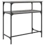 Sonoma gray engineered wood console table 75x35.5x75 cm by , Side tables - Ref: Foro24-834053, Price: 42,89 €, Discount: %