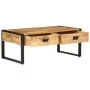 Iron and solid mango wood coffee table 100x54x40 cm by , Coffee table - Ref: Foro24-356246, Price: 255,66 €, Discount: %