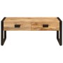 Iron and solid mango wood coffee table 100x54x40 cm by , Coffee table - Ref: Foro24-356246, Price: 260,04 €, Discount: %