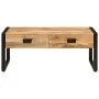Iron and solid mango wood coffee table 100x54x40 cm by , Coffee table - Ref: Foro24-356246, Price: 255,66 €, Discount: %