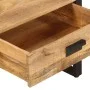 Iron and solid mango wood coffee table 100x54x40 cm by , Coffee table - Ref: Foro24-356246, Price: 255,66 €, Discount: %
