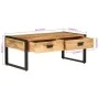 Iron and solid mango wood coffee table 100x54x40 cm by , Coffee table - Ref: Foro24-356246, Price: 255,66 €, Discount: %