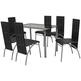 Conjunto de Comedor 1 Mesa y 6 Sillones Siete Piez