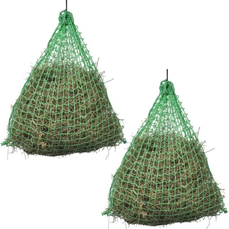 Redes para heno 2 uds redondas 1x1 m PP de vidaXL, Comederos y bebederos de ganado - Ref: Foro24-142140, Precio: 22,65 €, Des...