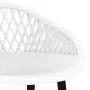 High table and bar stools 5 pieces white by , Furniture sets for kitchens and dining rooms - Ref: Foro24-3057404, Price: 341,...