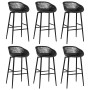 Hoher Tisch und Barhocker 7 Stück schwarz von , Möbelsets für Küchen und Esszimmer - Ref: Foro24-3057389, Preis: 550,25 €, Ra...