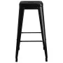 High table and bar stools 7 pieces black by , Furniture sets for kitchens and dining rooms - Ref: Foro24-3057471, Price: 682,...