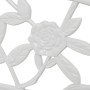 White cast aluminum garden bench 100 cm by vidaXL, garden benches - Ref: Foro24-42167, Price: 158,73 €, Discount: %