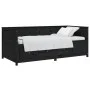 Schlafsofa aus massivem schwarzem Kiefernholz, 100 x 200 cm von , Betten und Lattenroste - Ref: Foro24-820900, Preis: 265,66 ...
