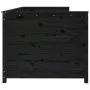Sofá cama de madera maciza de pino negro 100x200 cm de , Camas y somieres - Ref: Foro24-820900, Precio: 265,66 €, Descuento: %