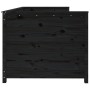 Solid black pine wood sofa bed 100x200 cm by , Beds and slatted bases - Ref: Foro24-820900, Price: 327,12 €, Discount: %