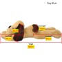 Brauner Stoffhund 80 cm von vidaXL, Stofftiere - Ref: Foro24-80142, Preis: 22,59 €, Rabatt: %
