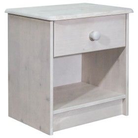 Solid pine wood bedside table 41x30x42 cm by vidaXL, Nightstands - Ref: Foro24-325533, Price: 38,20 €, Discount: %