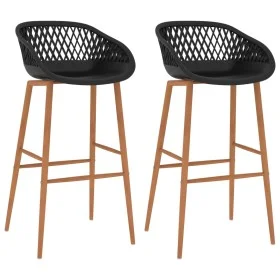 Kitchen stools 2 units black by , Kitchen stools - Ref: Foro24-248152, Price: 142,16 €, Discount: %