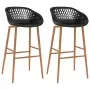 Küchenhocker 2 Einheiten schwarz von , Küchenhocker - Ref: Foro24-248152, Preis: 142,16 €, Rabatt: %