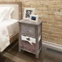 Mesitas de noche 2 unidades madera marrón de , Mesitas de noche - Ref: Foro24-242869, Precio: 111,83 €, Descuento: %