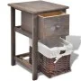 Mesitas de noche 2 unidades madera marrón de , Mesitas de noche - Ref: Foro24-242869, Precio: 111,83 €, Descuento: %