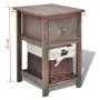 Mesitas de noche 2 unidades madera marrón de , Mesitas de noche - Ref: Foro24-242869, Precio: 111,83 €, Descuento: %