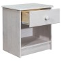 Solid pine wood bedside table 41x30x42 cm by vidaXL, Nightstands - Ref: Foro24-325533, Price: 38,20 €, Discount: %