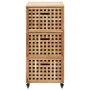 Massives Walnussholz-Badezimmermöbel 41x41x91 cm von , Schließfächer und Lagerschränke - Ref: Foro24-247601, Preis: 156,07 €,...
