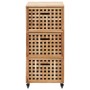 Mueble de baño madera maciza de nogal 41x41x91 cm by , Lockers and storage cabinets - Ref: Foro24-247601, Price: 156,07 €, Di...