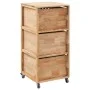 Massives Walnussholz-Badezimmermöbel 41x41x91 cm von , Schließfächer und Lagerschränke - Ref: Foro24-247601, Preis: 156,07 €,...