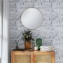 Nicht gewebte 3D-Tapete in hellem grauem Stein-Look, 10x0,53 m. von , Bemaltes Papier - Ref: Foro24-353393, Preis: 11,29 €, R...