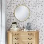Nicht gewebte 3D-Tapete mit grauem Blumenmuster 10x0,53 m. von , Bemaltes Papier - Ref: Foro24-353403, Preis: 19,40 €, Rabatt: %
