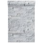 Nicht gewebte 3D-Tapete in hellem grauem Stein-Look, 10x0,53 m. von , Bemaltes Papier - Ref: Foro24-353393, Preis: 11,29 €, R...