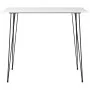 High table and 5-piece bar stools set in white by , Furniture sets for kitchens and dining rooms - Ref: Foro24-3057402, Price...