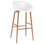 5-teilige Stehtisch- und Barhocker weiß von , Möbelsets für Küchen und Esszimmer - Ref: Foro24-3057435, Preis: 439,77 €, Raba...