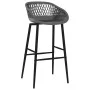 High table and 7-piece black and gray bar stools by , Furniture sets for kitchens and dining rooms - Ref: Foro24-3057475, Pri...